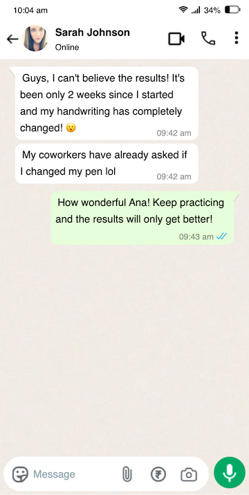 Chat with Sarah